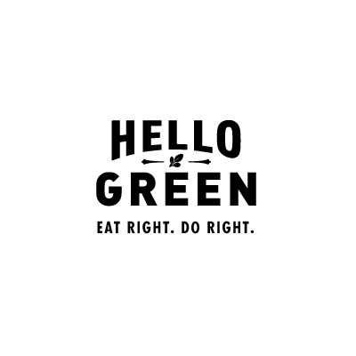 Hello Green...eat Right. Do Right. Device mark 3814859 Trademark