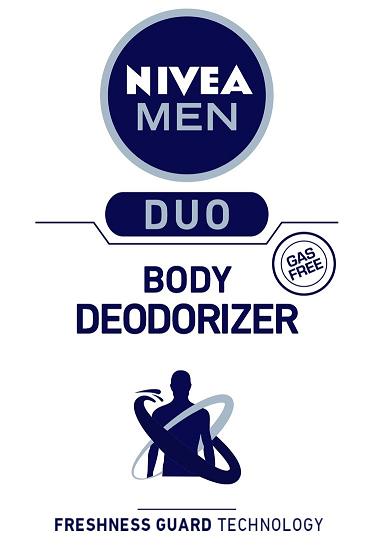 Nivea Men Duo Body Deodorizer With Device (label) Device mark 3820109 Trademark