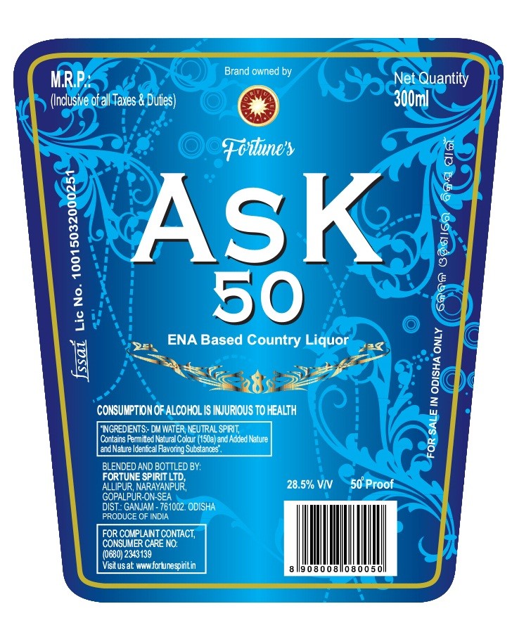 Ask 50 300ml Device mark 3826402 Trademark