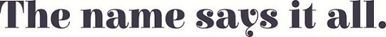 The Name Says It All. Device mark 3827377 Trademark