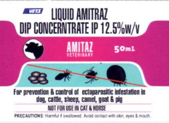 Amitaz Veterinary Device mark 3829809 Trademark
