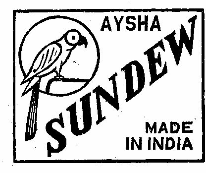 Sundew, Aysha Device mark 227658 Trademark