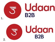 U With Udaan B2b Device mark 3845498 Trademark