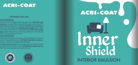 Acri-coat Inner Shield Device mark 3847233 Trademark