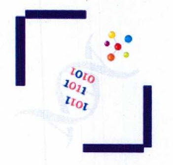Mark Containing Image Of Binary Digit And Molecules Within A Dna Strand In Square Bracket Device mark 3851970 Trademark