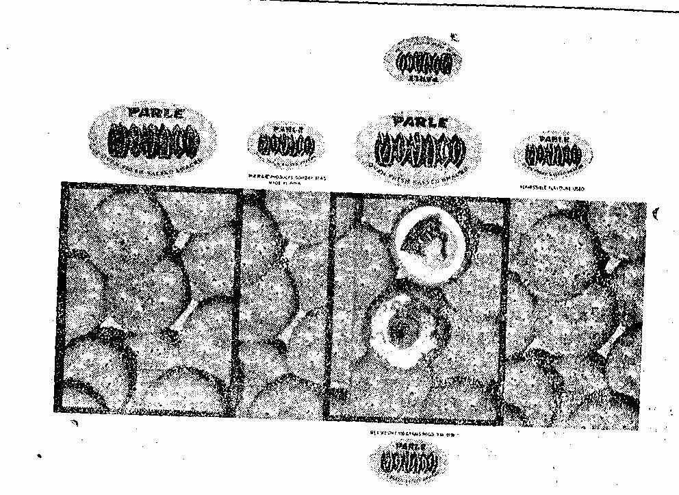 Parle Monaco De. Of Biscuits & Descriptive Matters (label) Device mark 240785 Trademark
