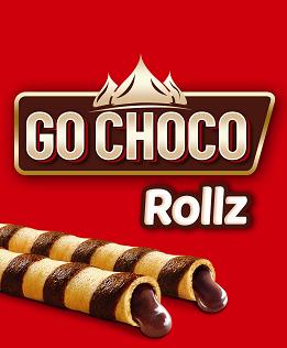 Go Choco Rollz With Device (label) Device mark 3853285 Trademark