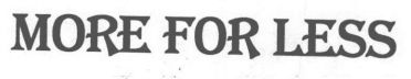 More For Less Device mark 3854533 Trademark