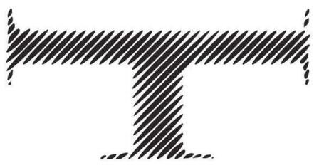 T (logo) Device mark 3868633 Trademark
