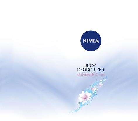 Nivea Body Deodorizer Whitemusk & Care With Device (label) Device mark 3870050 Trademark