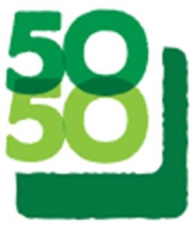 50 50 (label) Device mark 3872528 Trademark