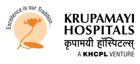 Krupamayi Hospitals (logo) Device mark 3890085 Trademark