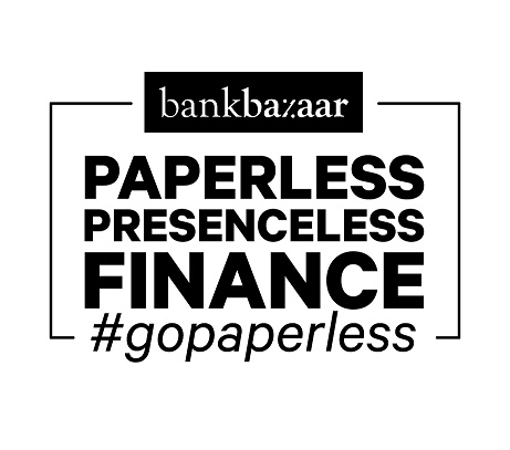 Bankbazaar Paperless Presenceless Finance With Tag Line #gopaperless & Device Device mark 3891153 Trademark