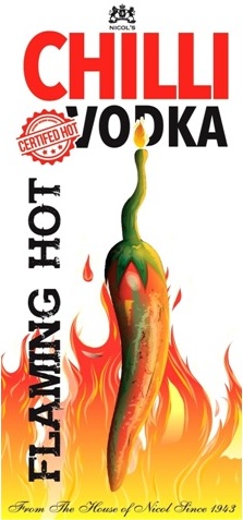 Nicol's Chilli Vodka (label) Device mark 3893300 Trademark