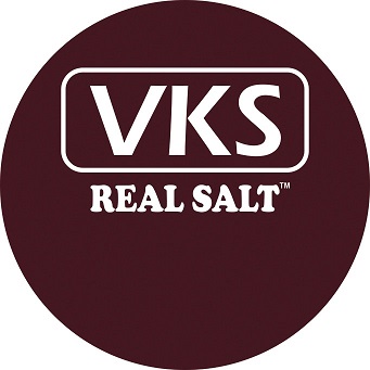 An Artistic Logo Along With Vks Real Salt Device mark 3877829 Trademark