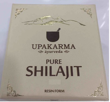 Upakarma Ayurveda - Pure Shilajit - Resin Form Device mark 3878162 Trademark