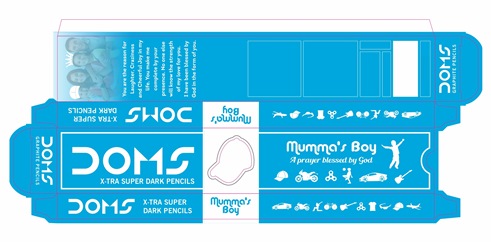 Doms Mumma's Boy Pencil Carton (label) Device mark 3878657 Trademark
