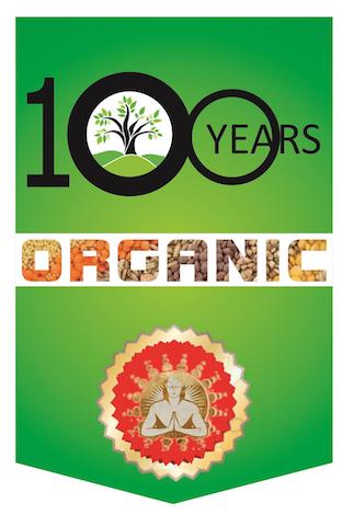 100 Years Organic (label) Device mark 3880399 Trademark