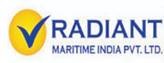 Radiant Maritime India Pvt Ltd & Logo Device mark 3898277 Trademark