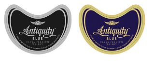 Antiquity Blue Label Device mark 3898379 Trademark