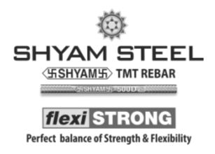 Shyam Steel Tmt Rebar Flexi Strong Perfect Balance Of Strength & Flexibility Device mark 3884320 Trademark