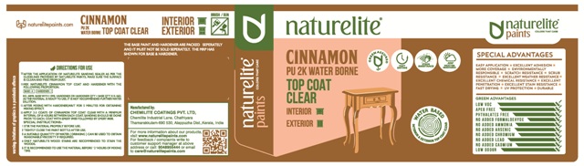 Cinnamon Pu 2k Water Borne Top Coat Device mark 3908824 Trademark