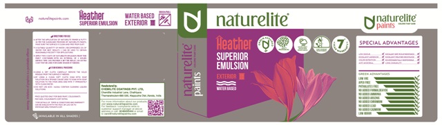 Naturelite Paints Heather Superior Emulsion Device mark 3909605 Trademark