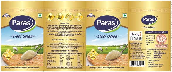 Paras Desi Ghee Device mark 3887027 Trademark