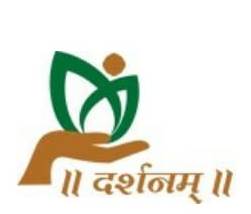 Darshanam With Logo Growing Lotus On Hand With Sunrise Device mark 3911620 Trademark