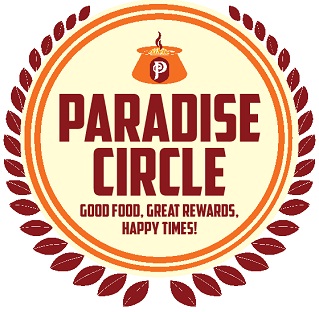 Paradise Circle - Good Food, Great Rewards, Happy Times! Device mark 3915324 Trademark