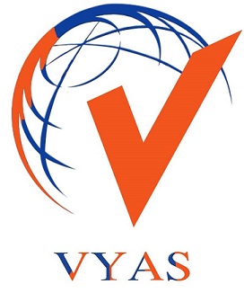Vyas Word With Logo V Device mark 3915527 Trademark