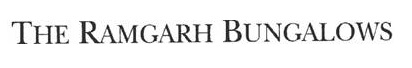 The Ramgarh Bungalows (logo) Device mark 3916573 Trademark