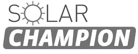 Solar Champion Device mark 3926938 Trademark