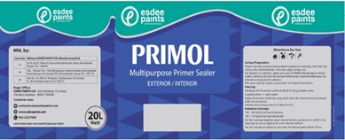 Esdee Paints Primol Device mark 3918640 Trademark