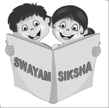 Swayam Siksha With Cartoon Depiction Of Boy And Girl Device mark 3929900 Trademark