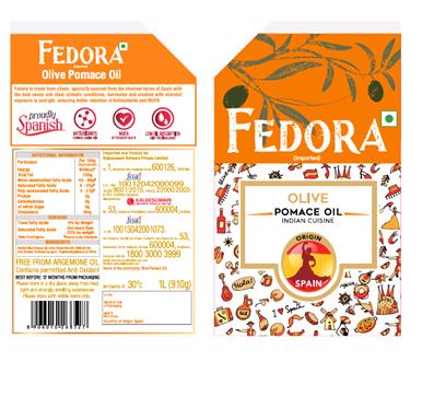Fedora Olive Pomace Oil Device mark 3930220 Trademark
