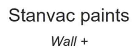 Stanvac Paints Wall + Device mark 3962177 Trademark