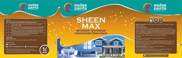 Esdee Paints Sheen Max Device mark 3934379 Trademark