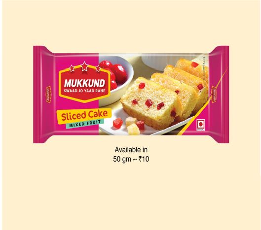Mukkund Sliced Cake Mixed Fruit Device mark 3938148 Trademark
