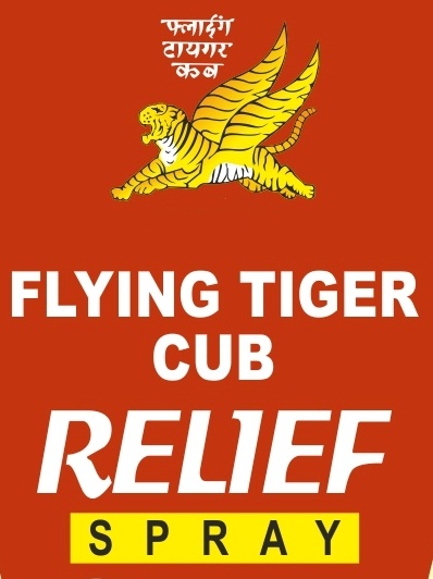 Flying Tiger Cub Relief Spray Device mark 3943596 Trademark