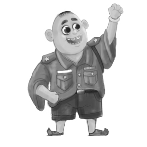 Device Of Human Caricature Device mark 3959038 Trademark