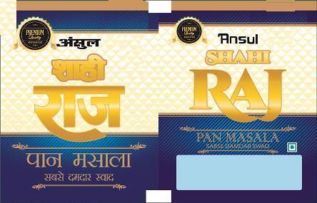 Ansul Shahi Raj (label) Device mark 3965996 Trademark