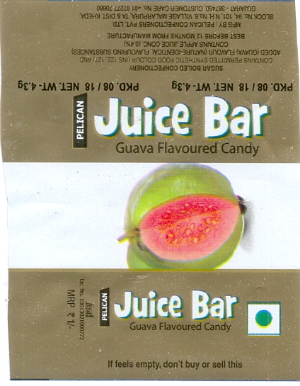 Pelican Juice Bar With Devices Device mark 3944387 Trademark