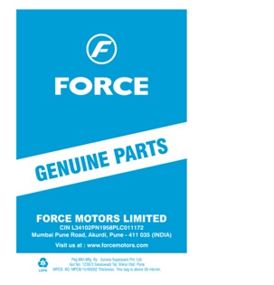Force With F Logo Genuine Parts Device mark 3978539 Trademark