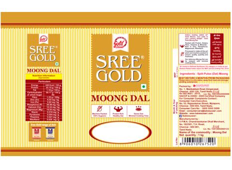 Sree Gold Moong Dal Device mark 3979640 Trademark