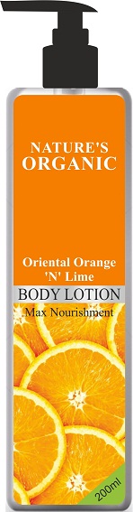Nature's Organic Oriental Orange 'n' Lime With Device Device mark 3985288 Trademark