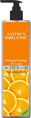 Nature's Organic Oriental Orange 'n' Lime With Device Device mark 3985289 Trademark