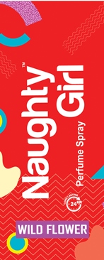 Naughty Girl Wild Flower (label) Device mark 3987789 Trademark
