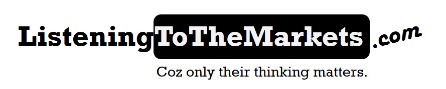 Listeningtothemarkets .com Coz Only Their Thinking Matters. Device mark 3994602 Trademark