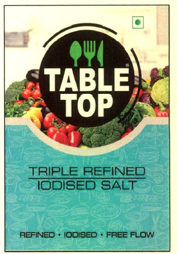 Table Top Triple Refined Iodised Salt Device mark 3995473 Trademark